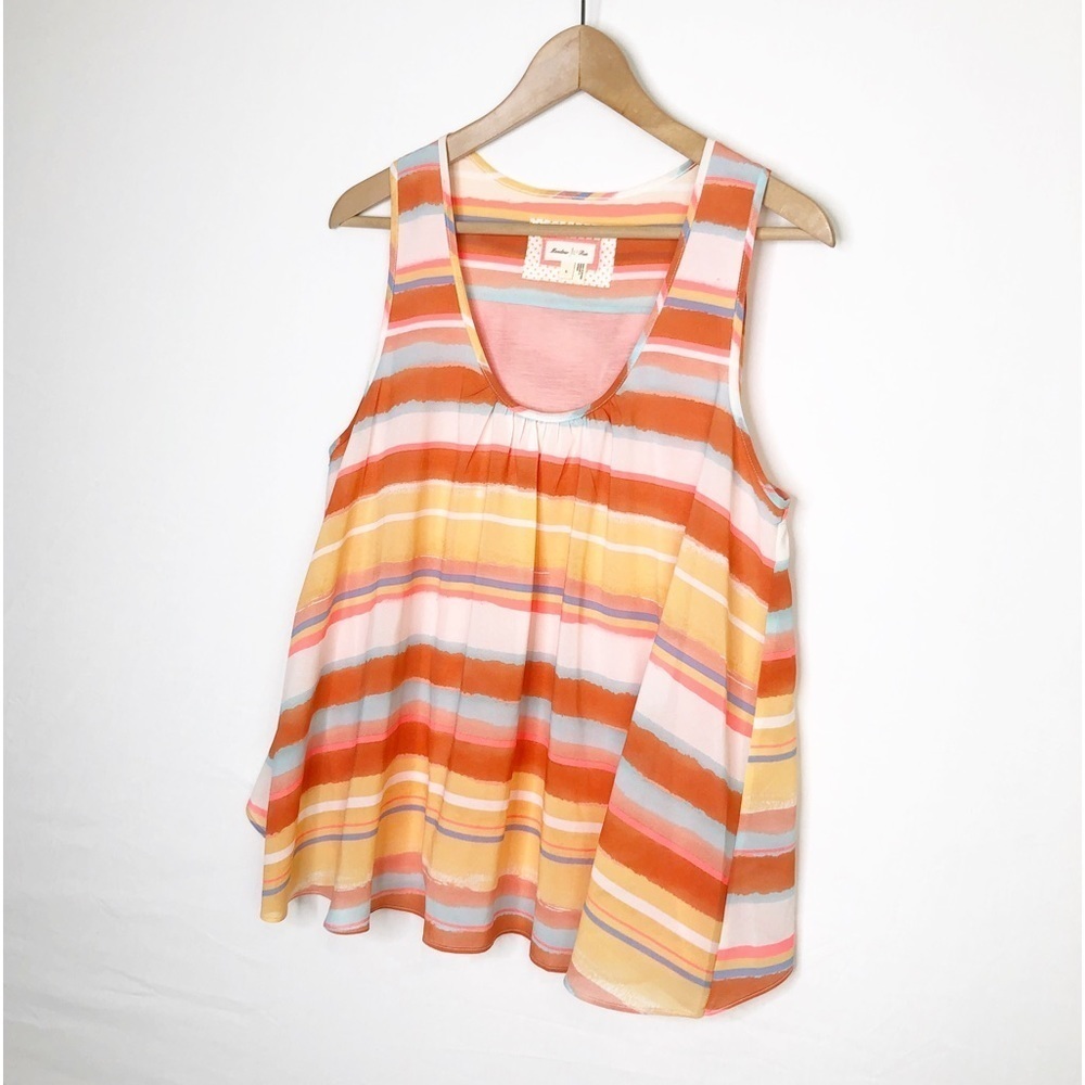 Meadow Rue Merlon split back, overlay blouse - Picture 6 of 12
